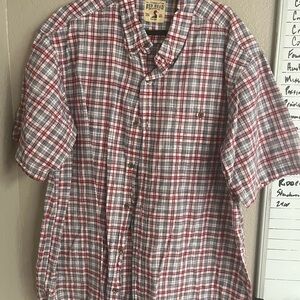 Redhead, cotton, short sleeve button-down